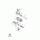 Схема вузла: Вал перемикання Yamaha TTR50 TT-R50