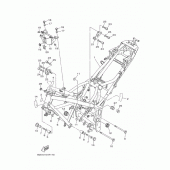 Схема вузла: Рама Yamaha MTN250 MT-25