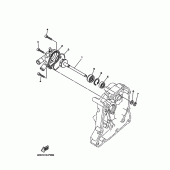 Схема вузла: Водяний насос Yamaha YP250 Majesty