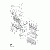 Схема вузла: Впускна система Yamaha FZ6 FZ6 FAZER (ABS)