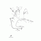 Схема вузла: Кермо та Тросики Yamaha XSR900/ MTM850 XSR900