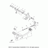 Схема вузла: Вал перемикання Yamaha XVS1100 V-Star Classic