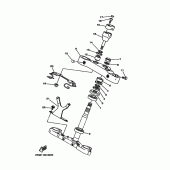 Схема вузла: Рульовий механізм Yamaha XV1600 Wild Star