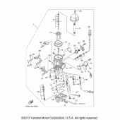 Схема узла: Карбюратор Yamaha XV1600 Road Star Silverado