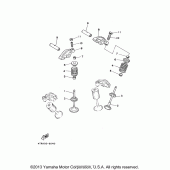 Схема вузла: Клапан Yamaha XVS650 V-Star Custom