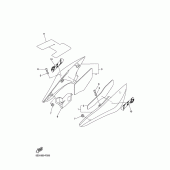 Схема узла: Боковая крышка Yamaha FZ6 FZ6 (Naked, ABS)