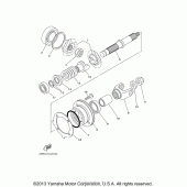 Схема узла: Промежуточная передача Yamaha XVS650 V-Star Silverado