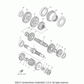 Схема узла: Трансмиссия Yamaha XVS1100 V-Star Custom