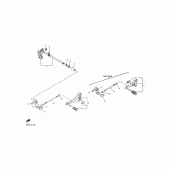 Схема вузла: Вал перемикання Yamaha XJR400