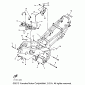 Схема вузла: Рама Yamaha YZF600R Thundercat