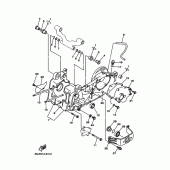 Схема узла: Картер двигателя Yamaha YP250 Majesty