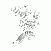 Схема узла: Крыло Yamaha XT600 XT600