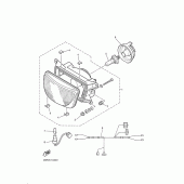 Схема узла: Фара Yamaha XJ600 Diversion (S-TYPE)