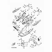 Схема узла: Подножки и Подставка Yamaha YP400