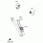 Схема вузла: Опція (CHASSIS) Yamaha XV250 Virago