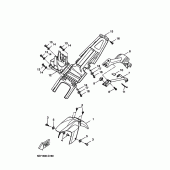 Схема узла: Крыло Yamaha YZF-R125