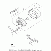 Схема узла: Задний фонарь (Стоп-сигнал) Yamaha YZF600R Thundercat