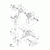 Схема вузла: Водяний насос Yamaha FZ1 FZ1 FAZER (S-TYPE)