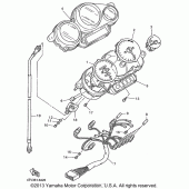 Схема вузла: Панель приладів Yamaha YZF600R Thundercat