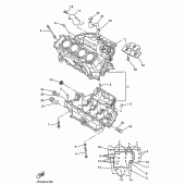 Схема вузла: Картер двигуна Yamaha YZF-R1 R1
