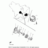 Схема вузла: Масляний насос Yamaha YZF600R Thundercat