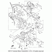 Схема вузла: Карбюратор (Calinia) Yamaha XVZ1300 Venture Royale