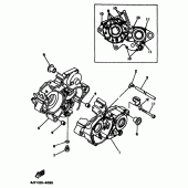 Схема узла: Картер двигателя Yamaha YZ125