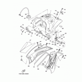 Схема вузла: Паливний бак Yamaha TTR125 TT-R125