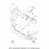 Схема узла: Вал переключения Yamaha XV1900 Stratoliner Deluxe