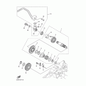 Схема узла: Привод стартера Yamaha WR250 WR250F