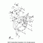 Схема вузла: Рама Yamaha XVS950 Bolt R-Spec