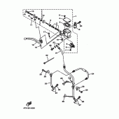 Схема вузла: Передній гальмівний циліндр Yamaha TDM850