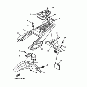 Схема узла: Крыло Yamaha TW200