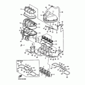 Схема вузла: Впускна система Yamaha YZF-R6/ YZF600 R6