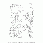 Схема вузла: Бак паливний 2 Yamaha XV1900 Raider