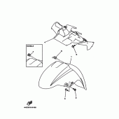 Схема узла: Крыло Yamaha YP250 Majesty