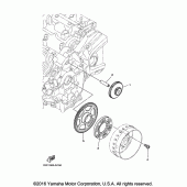 Схема узла: Привод стартера Yamaha FJ09 FJ-09