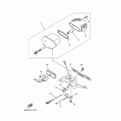 Схема вузла: Задній ліхтар (Стоп-сигнал) Yamaha XVS250 Drag Star