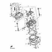 Схема узла: Цилиндр Yamaha YZ426F