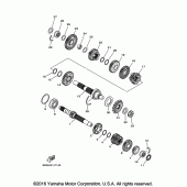 Схема вузла: Трансмісія Yamaha YZF-R3