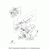 Схема узла: Выхлопная система Yamaha XV1600 Midnight Star