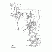 Схема вузла: Циліндр Yamaha WR400F