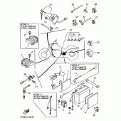 Схема вузла: Електроустаткування 1 Yamaha XVS400 Drag Star