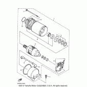 Схема вузла: Електричний стартер Yamaha YZF600R Thundercat
