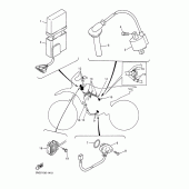 Схема вузла: Електроустаткування 1 Yamaha WR400F