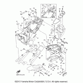 Схема узла: Крыло Yamaha FZ6 FZ6R