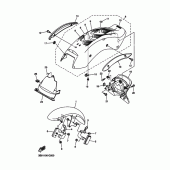 Схема узла: Крыло Yamaha XVS1100 V-Star Custom