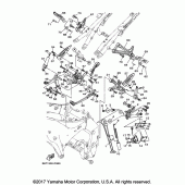 Схема узла: Подножки и Подставка Yamaha FZ10/ MTN1000 FZ-10