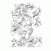 Схема вузла: Паливний бак 2 Yamaha MTN320 MT-03
