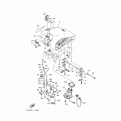 Схема узла: Топливный бак Yamaha XV1700 Road Star S